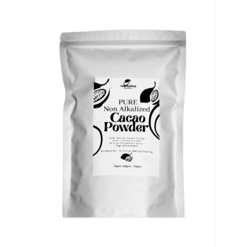 100% Pure Cacao Extract | Natural Dark Cocoa Powder | Serbuk Kakao Asli ...