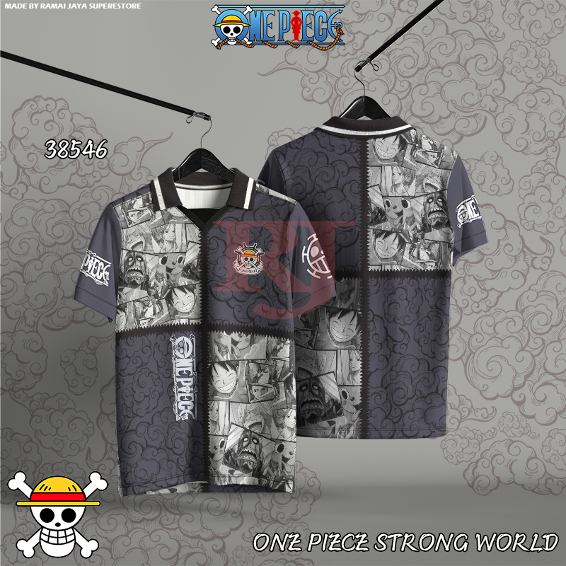 PLUS SIZE) SIZE: S -8XL ONE PIECE ANIME RETRO COLLAR, ONE
