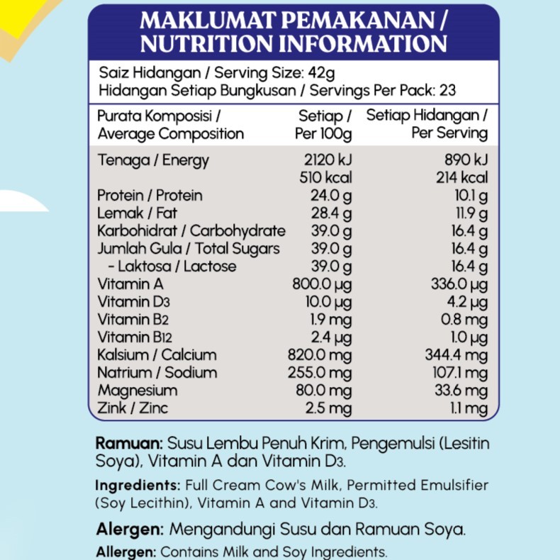 Promex Instant Full Cream Milk Powder 500g [New Packaging] | Shopee ...