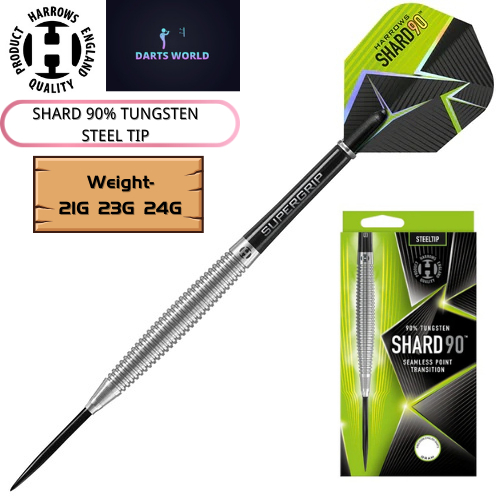 Rzutki Harrows SHARD 90% Steeltip | SOCIAL SPORTS  Dart  Steeltip NEW DELIVERY  Archiwum