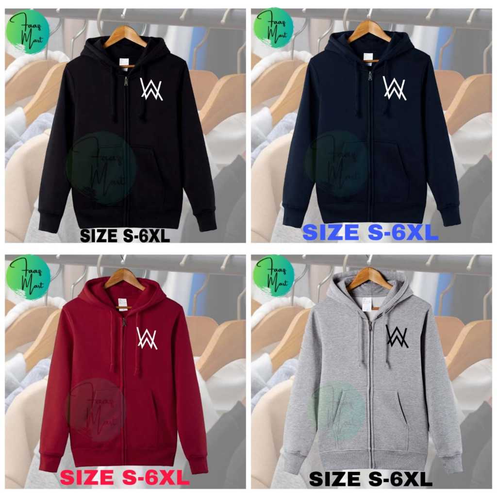 PLUS SIZE S 6XL UNISEX ZIPPER COTTON HOODIES LONG SLEEVE SWEATSHIRTS Shopee Malaysia