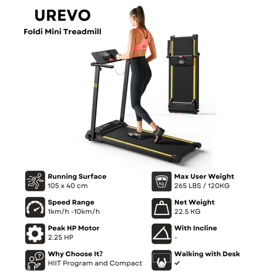 Urevo u1 fitness walking machine hotsell
