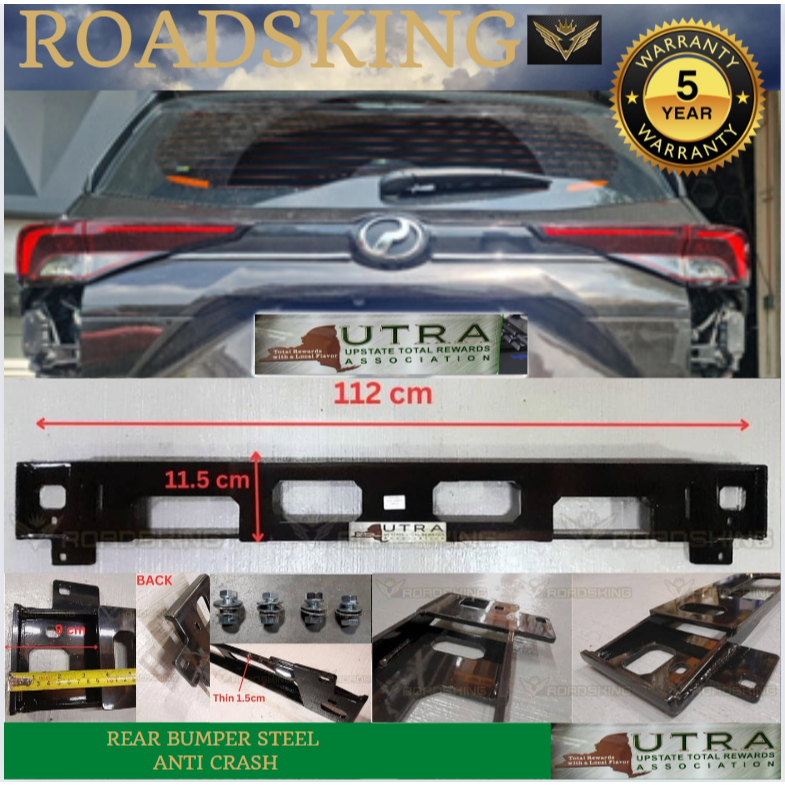 PERODUA NEW ALZA 2022-2024 TOYOTA VELOZ REAR BUMPER STEEL ANTI CRASH ...