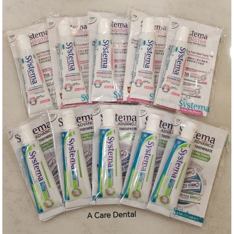 SYSTEMA Advance Extra Gum Protection 25g or Sensitive Fresh Mint 20g ...