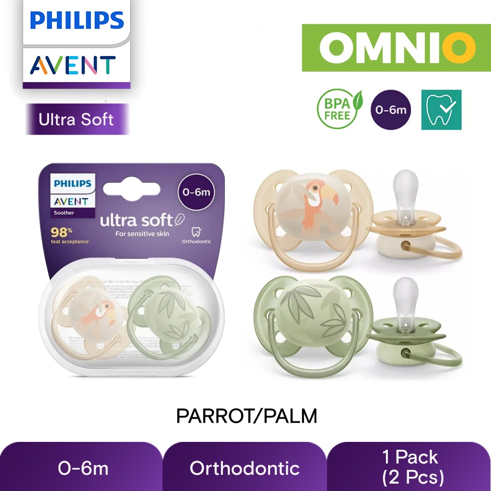 NEW DESIGN Philips Avent Ultra Soft Air Soother Pacifier 0-6m Carry ...