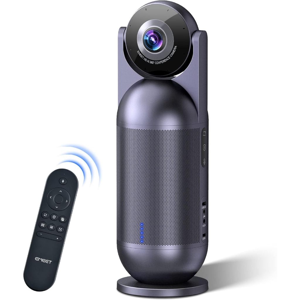 EMEET Meeting Capsule (Gen 2) (360 4K Capture 1080p AI Video Conference ...