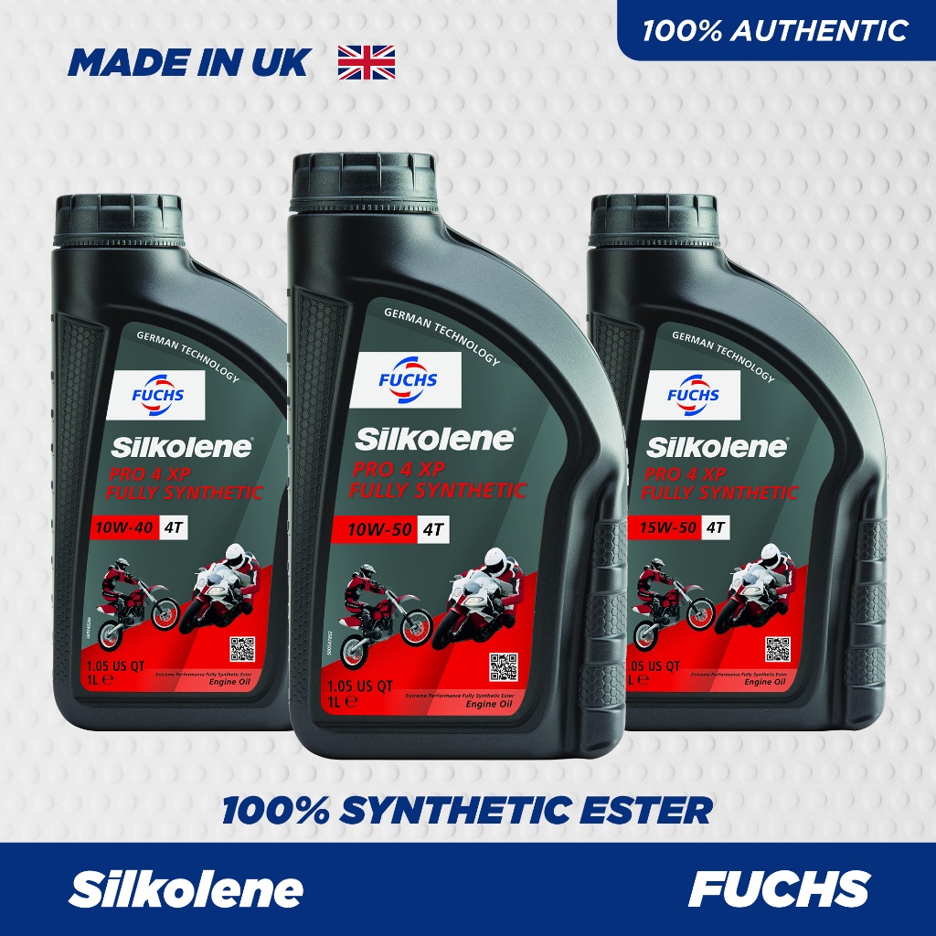 12,48€/l Silkolene Pro 4 10W-60 XP 4 Ltr Vollsyn ESTER Motorrad