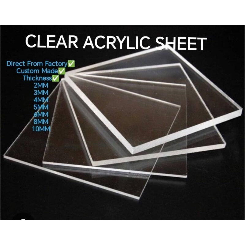 Acrylic Sheet Clear/Acrylic Transparent/Size A3,A4,A5/Thickness 2mm,3mm ...