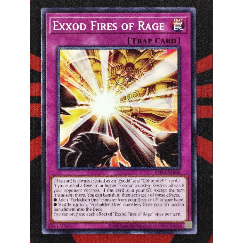 YUGIOH KONAMI INFO-AE068 Exxod Fires of Rage (Common) | Shopee Malaysia