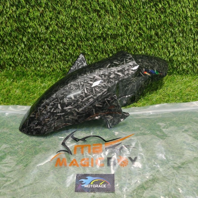 MAGIC BOY RACING CUSTOM MUDGUARD MAGAT CARBON FORGED Y15ZR YAMAHA Y15 ...