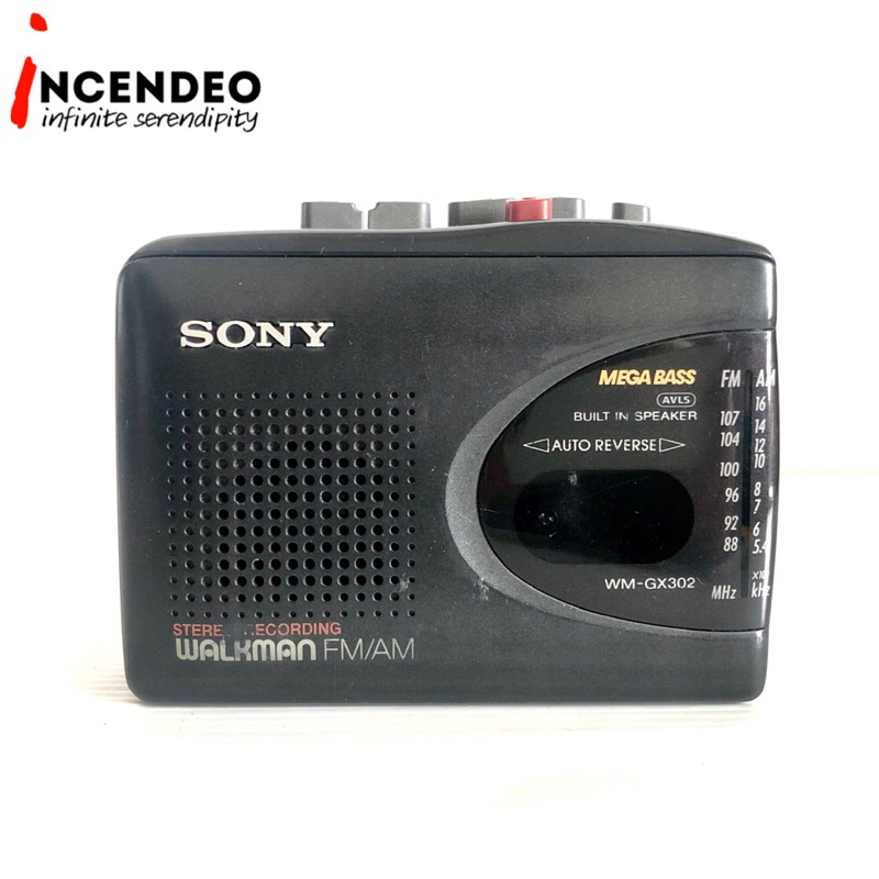 Retro SONY Walkman MEGA BASS Portable Radio Cassette Tape Recorder