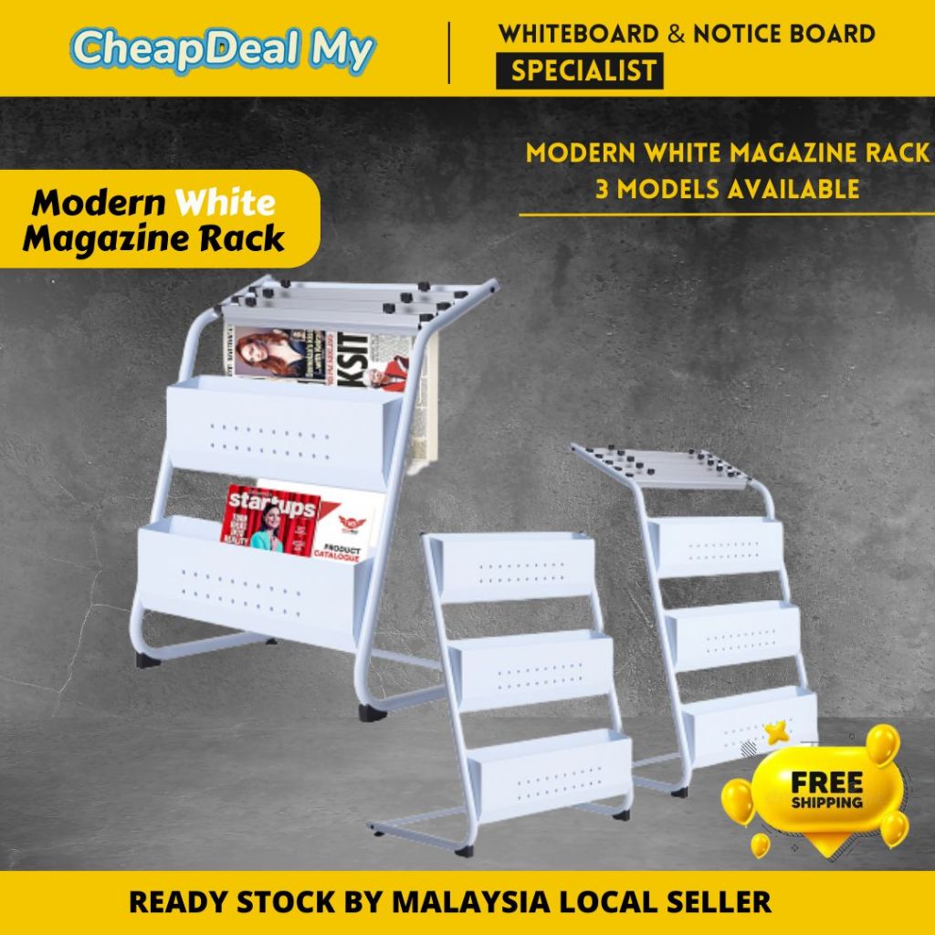 Akhbar / Rak Majalah 3 model tersedia /Newspaper /Magazine Rack 3 ...