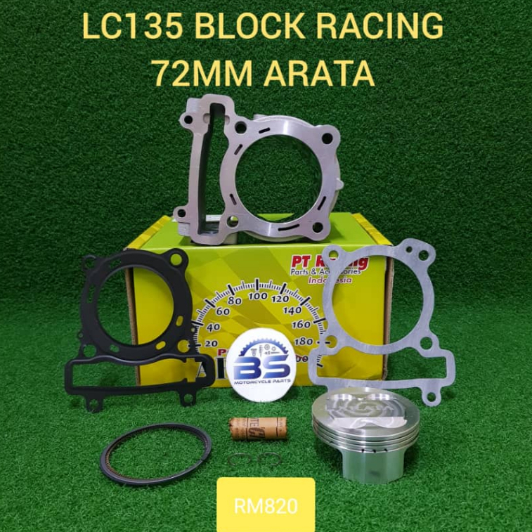 Yamaha LC135 Block Racing 65mm / 72mm / 68mm Arata | Shopee Malaysia