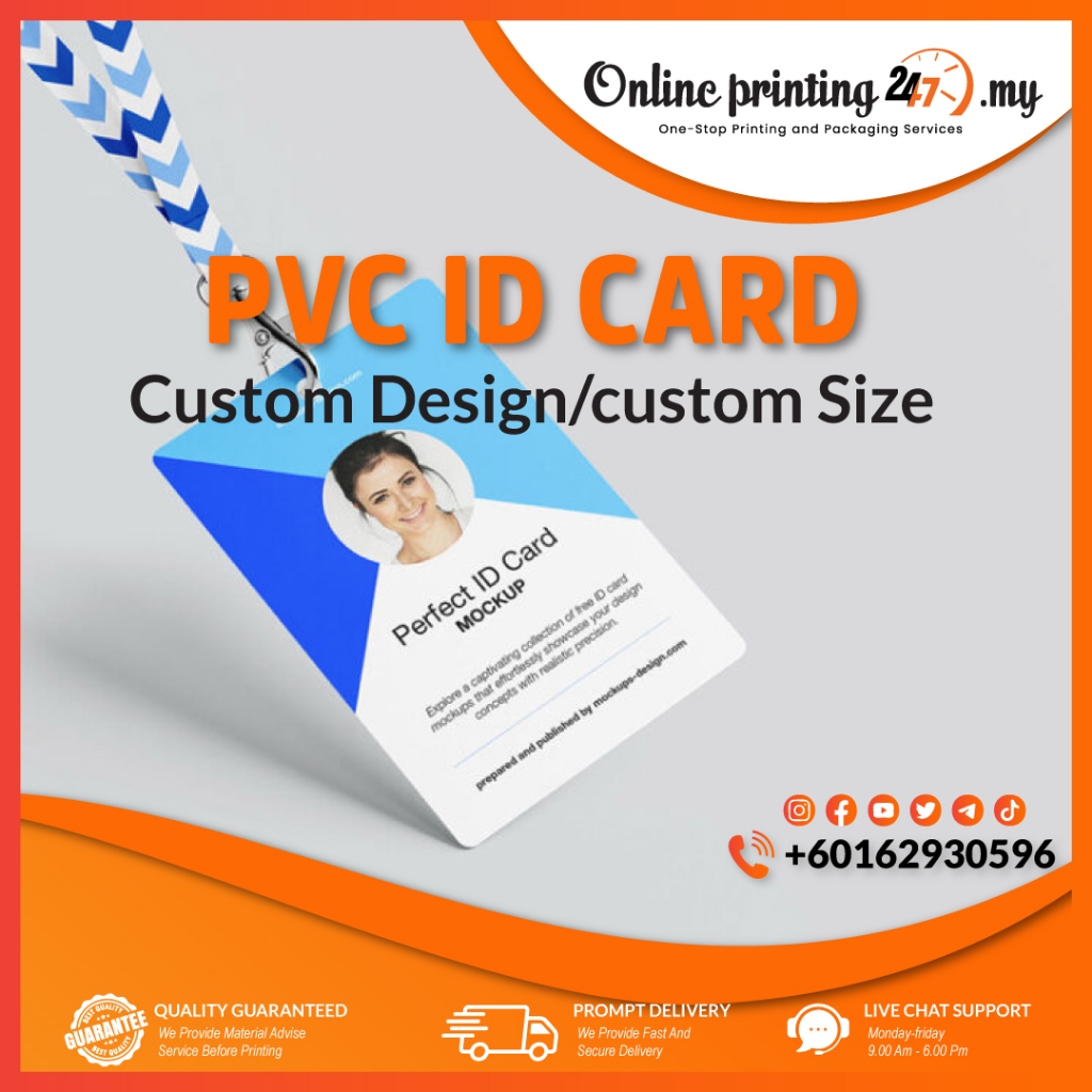 PVC Card Printing For Student ID Card, Work ID Card, Family Photo ...