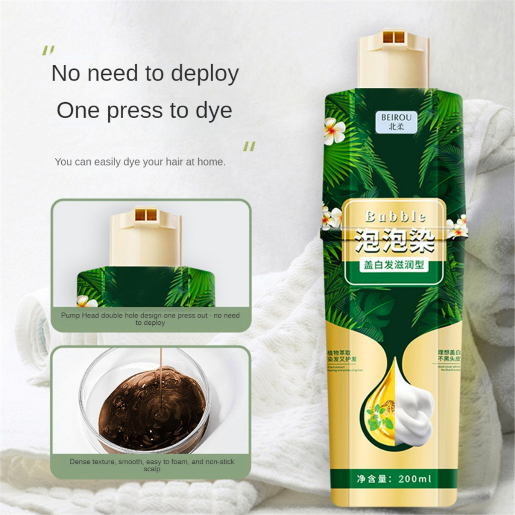Syampu Pewarna Rambut Beirou Syampu Pewarna Rambut Herba Untuk Semua ...