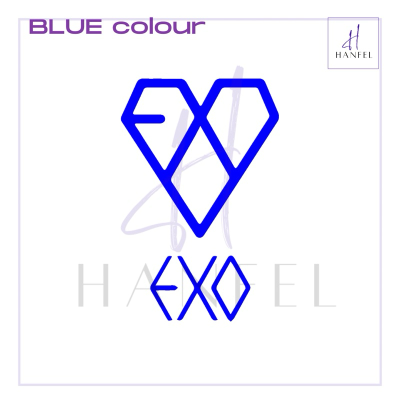 EXO LOGO V3 design vinyl sticker ( Die-cut) | Shopee Malaysia