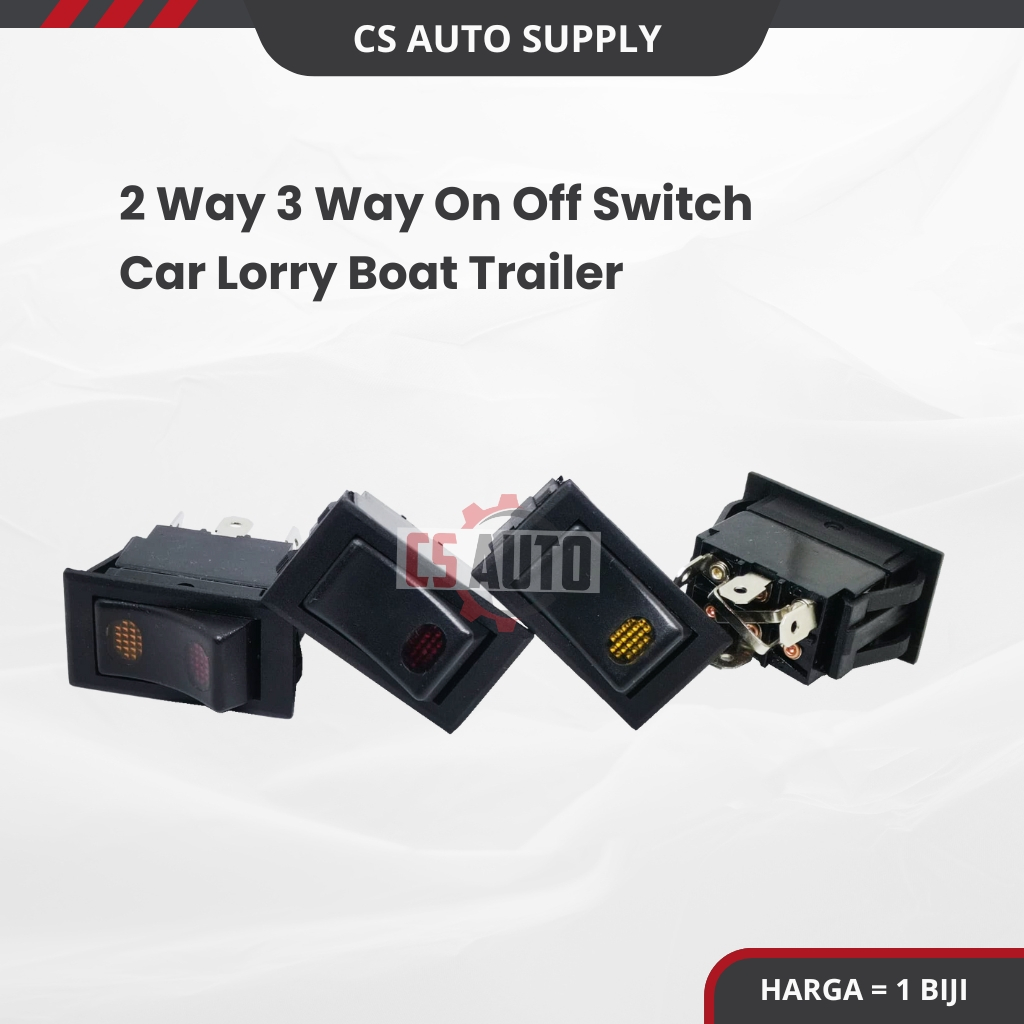 ON OFF SWITCH LORRY TRAILER CAR VAN BOAT LAMP 2 WAY 3 WAY | Shopee Malaysia