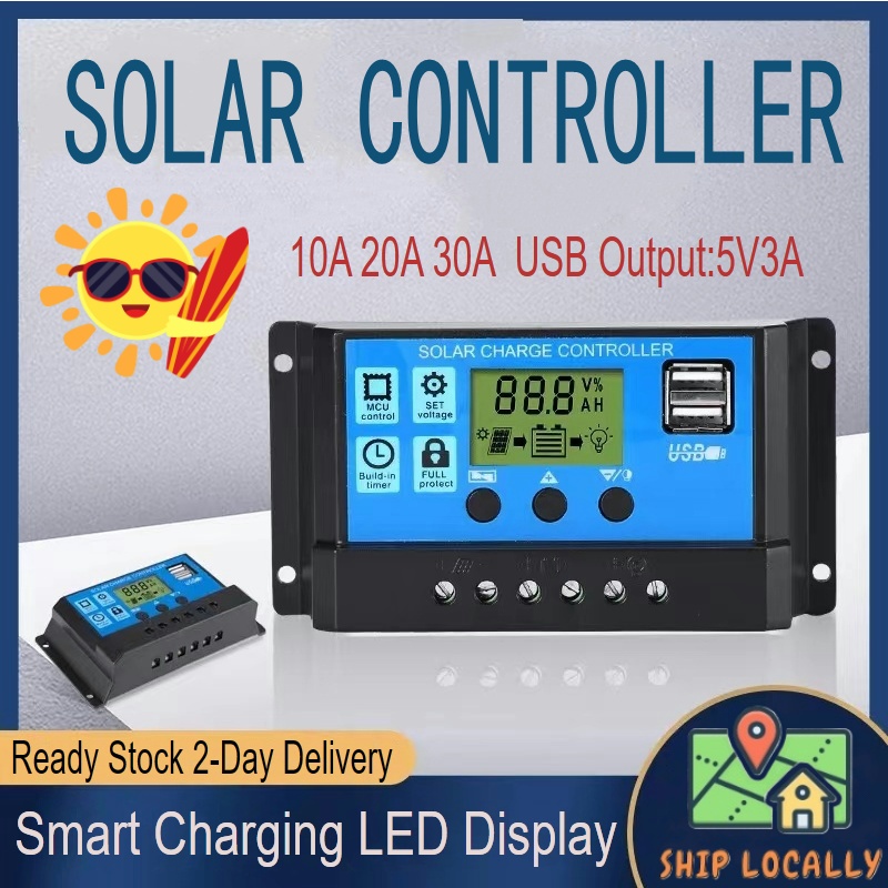 COD2-Day Delivery Fully Auto General Solar Controller 12v/24V Solar ...