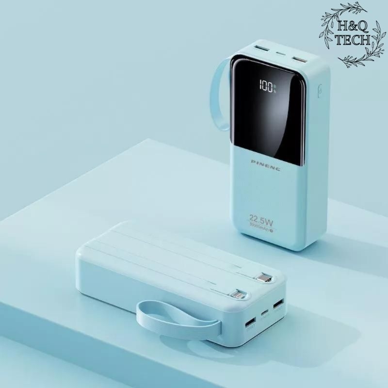 ORIGINAL PINENG POWER BANK PN-799 PD (30000mAh) 3.0 QC PD 22.5W FAST ...