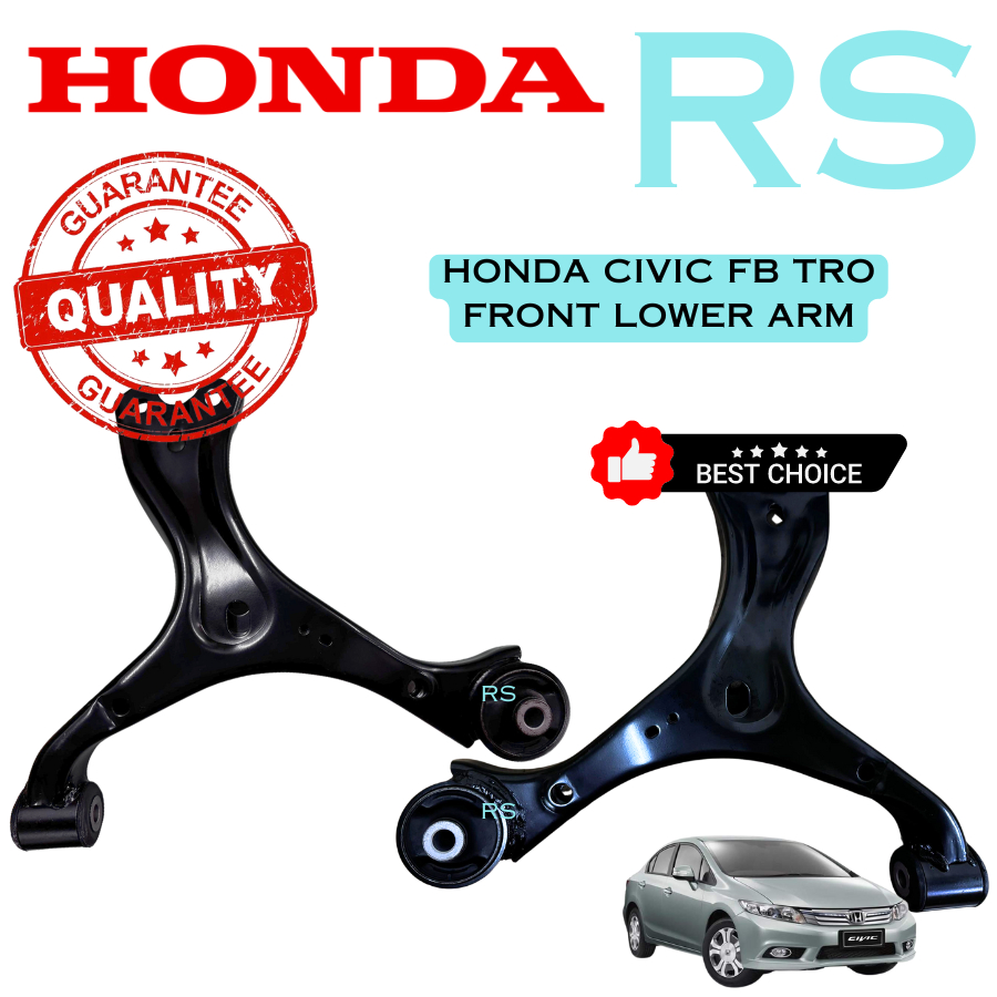 Honda Civic FB TRO Front Lower Arm with Ball Joint Left & Right ...