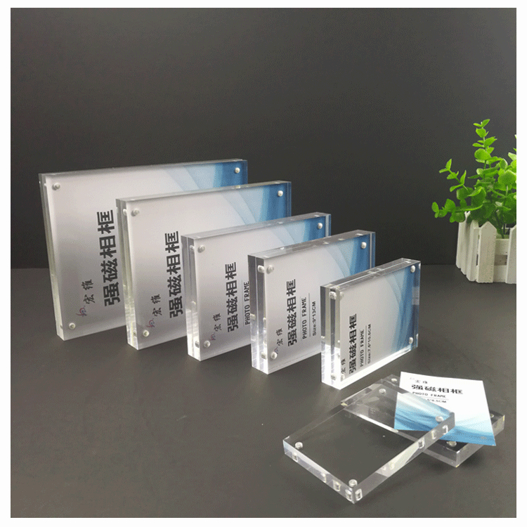 5Pcs Multisize Clear Acrylic Photo Frame Picture Picture