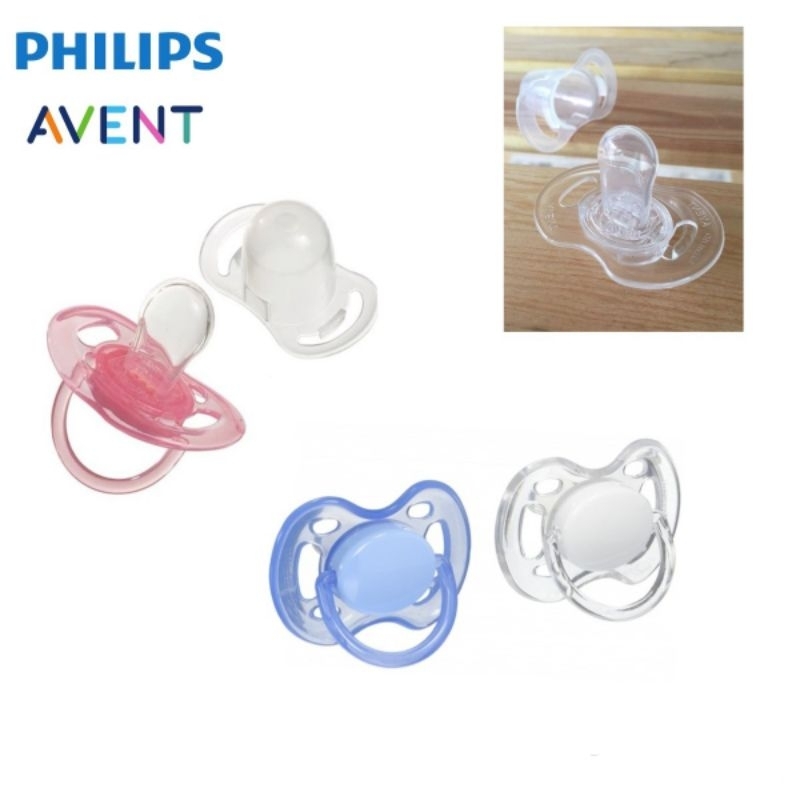 Philips Avent Freeflow Pacifiers 06m Blue/Pink/White with Free Soother