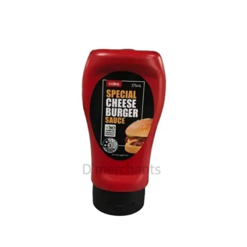 Coles Special Cheese Burger Sauce 375mL Shopee Malaysia