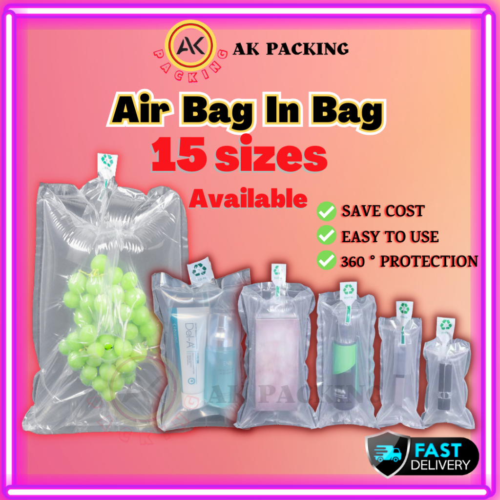 Air Bag in Bag Inflatable Bubble Wrap Air Packaging Protective Bag