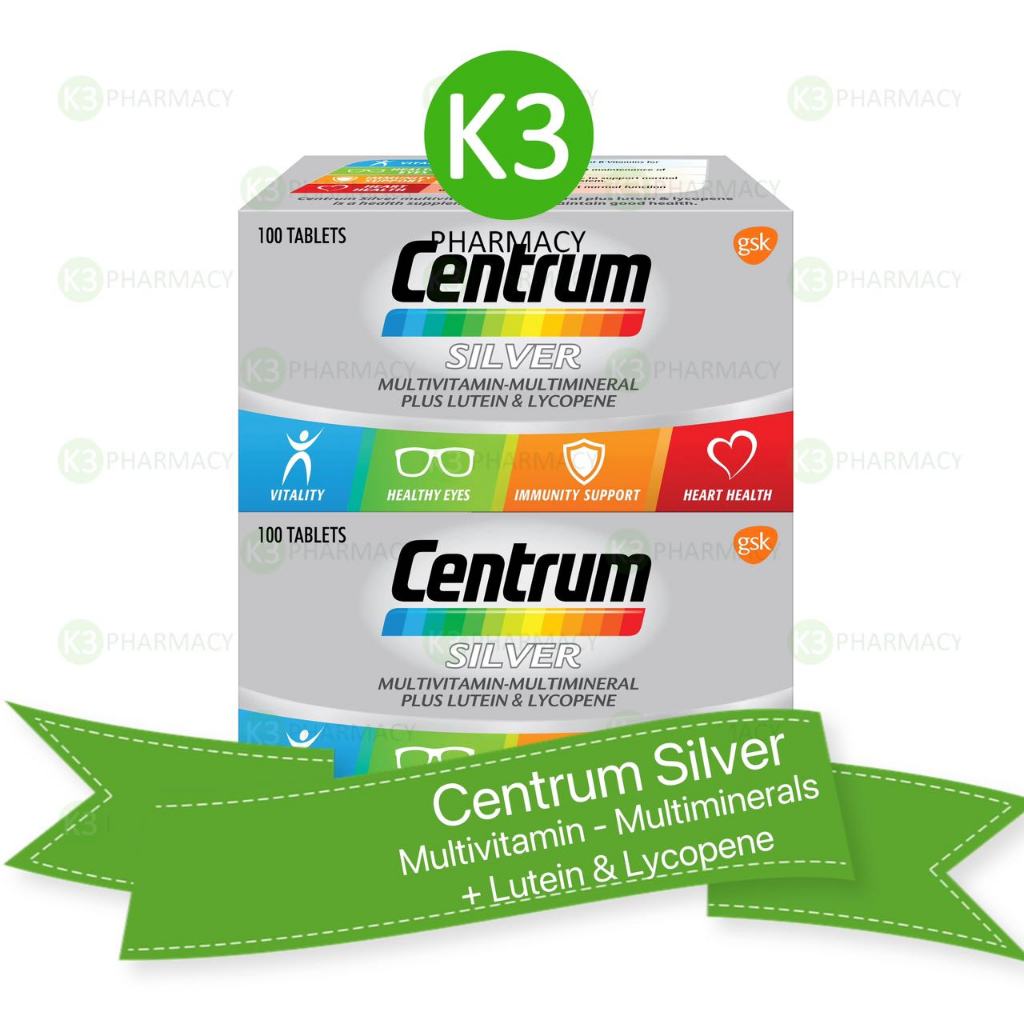 Centrum SILVER Multivitamin - Multiminerals Plus Lutein and Lycopene ...