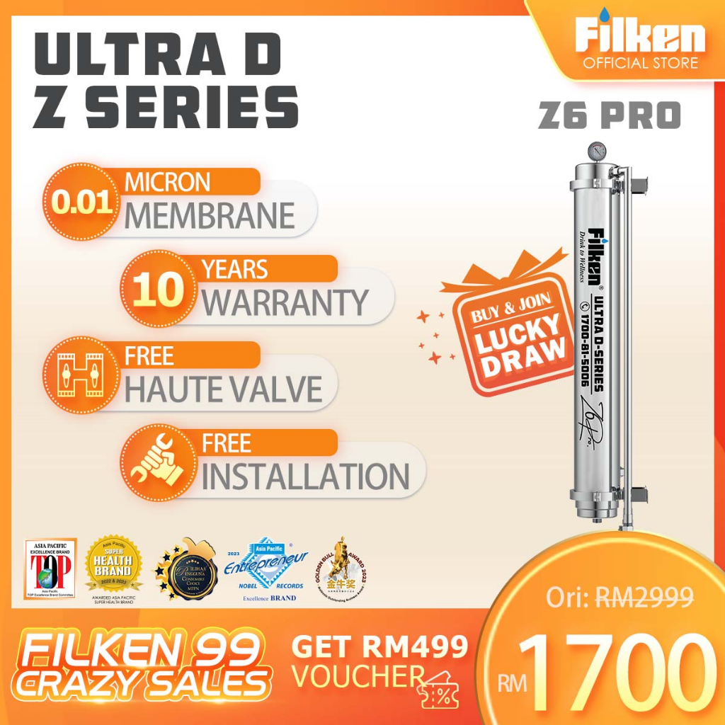 [Free Delivery Including Installation] FILKEN ULTRA DSERIES Z6 PRO
