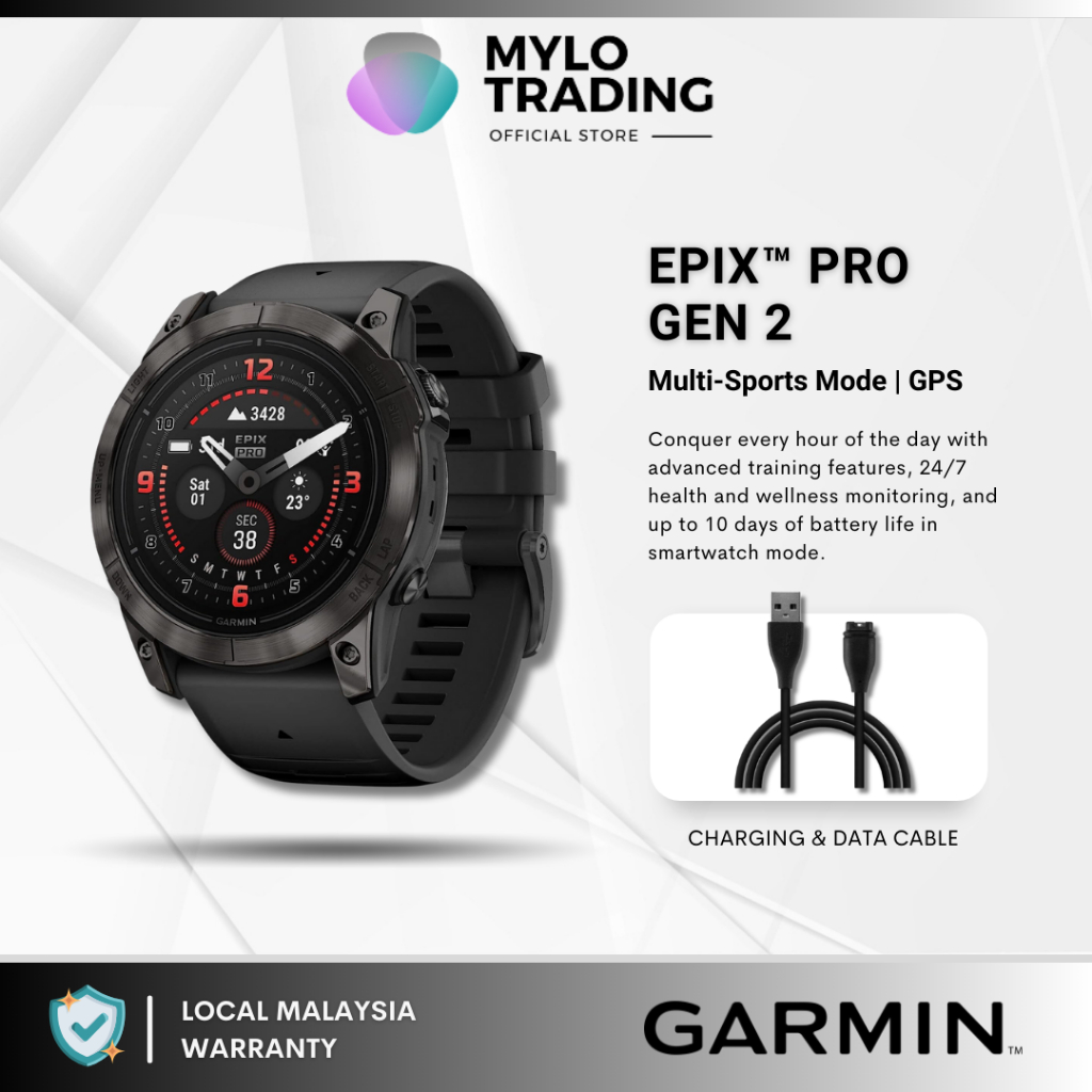 Garmin epix Pro (Gen 2) Standard Edition 51mm Fiber-reinforced