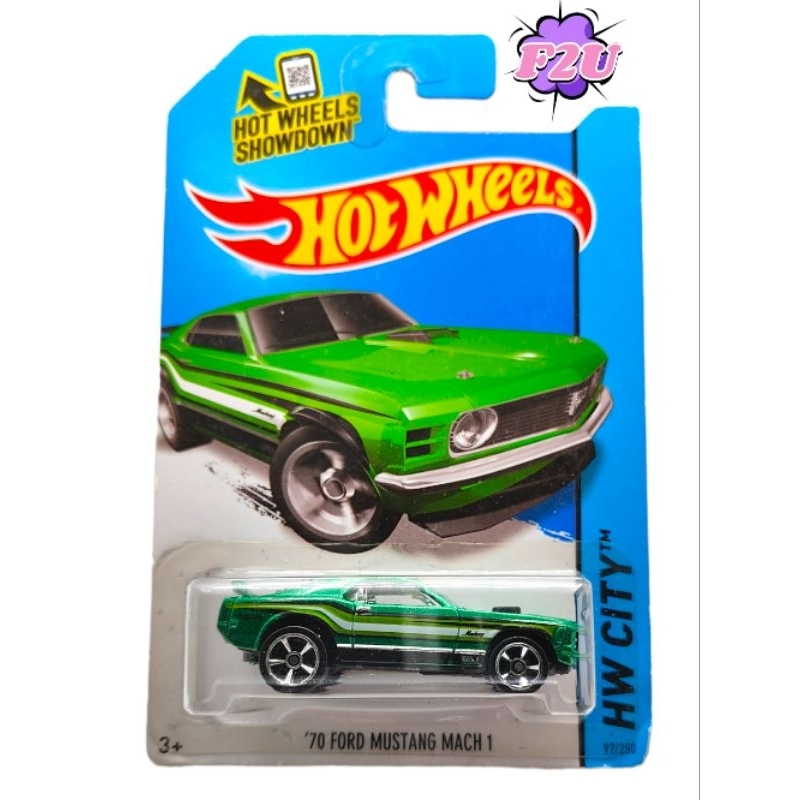 Hot Wheels 70 Ford Mustang Mach 1 Shopee Malaysia