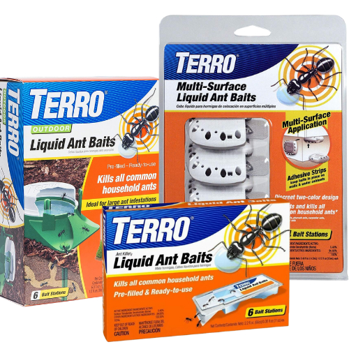 TERRO Indoor Outdoor MultiSurface Liquid Ant Bait and Ant Killer