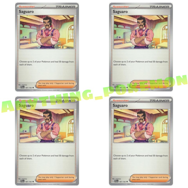Pokemon Trainer Card - Saguaro (187/193) - NORMAL/REVERSE HOLO -  Scarlet&Violet:Paldea Evolved Singles | Shopee Malaysia