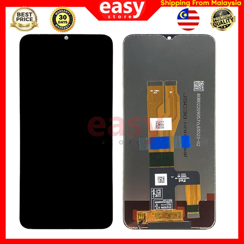DOINK Pellicola In Vetro Temperato Per Realme C35 / Narzo 50A Prime - 2 Pezzi, Durezza 9H Copertura Totale