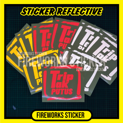 STICKER LORI TRIP TAK PUTUS STICKER PANTULAN CAHAYA STICKER REFLECTIVE ...