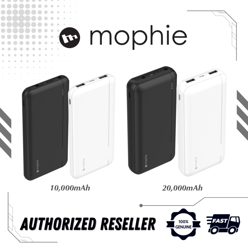 Mophie Essential Powerbank 10,000mAh / 20,000mAh (Original) 2 Years