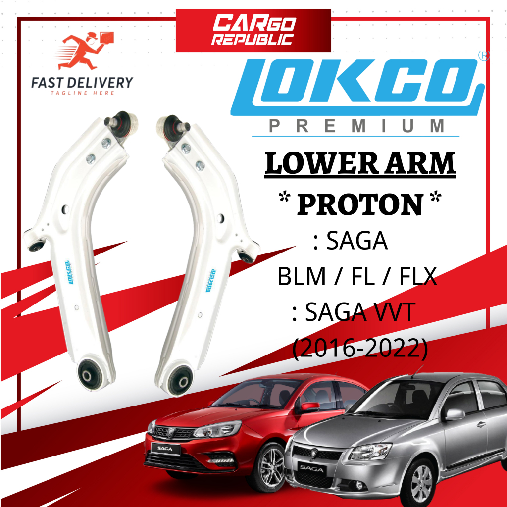 Lokco Proton Saga Blm Fl Flx Saga Vvt 2016 2022 Front Depan Lower Arm Original Made In 1290