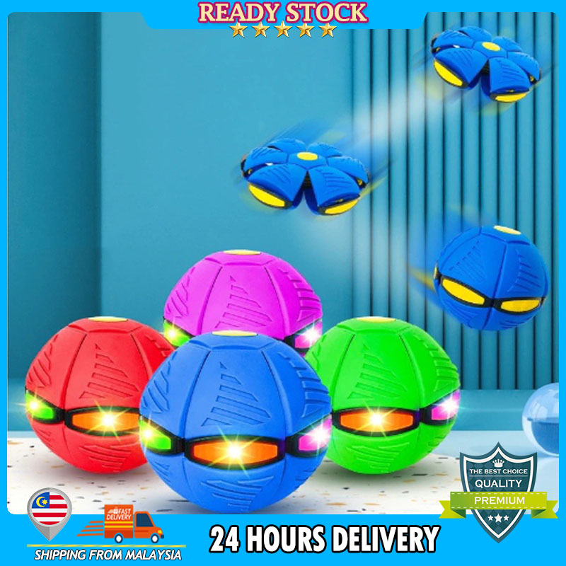Bola Magic Flying Saucer Ball UFO Flying Ball Flat Throw Disc Ball Toy ...