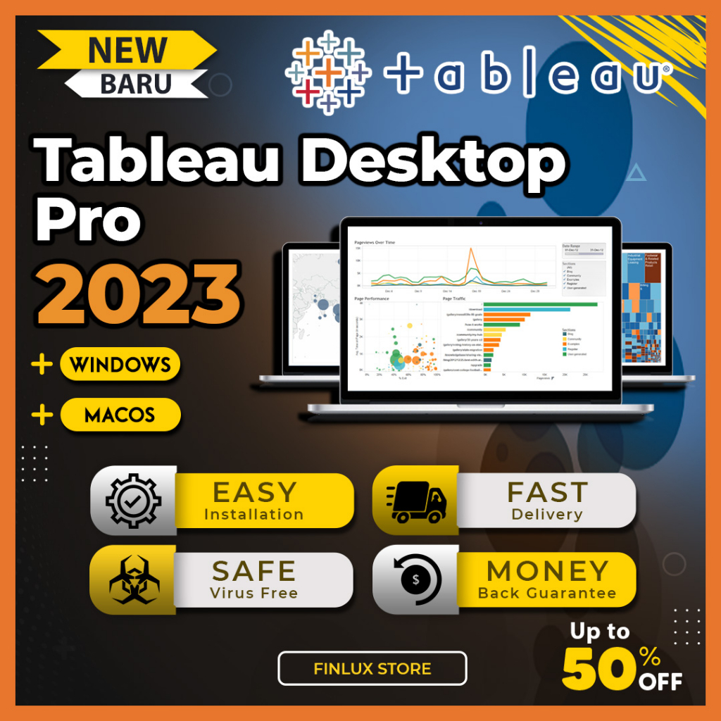 [VIDEO] Tableau Desktop Pro 2023 v2023.1.0 Latest Lifetime For Windows