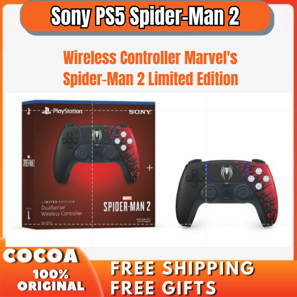 [Ready Stock] Sony Ps5 DualSense Wireless Controller Marvel's Spider ...