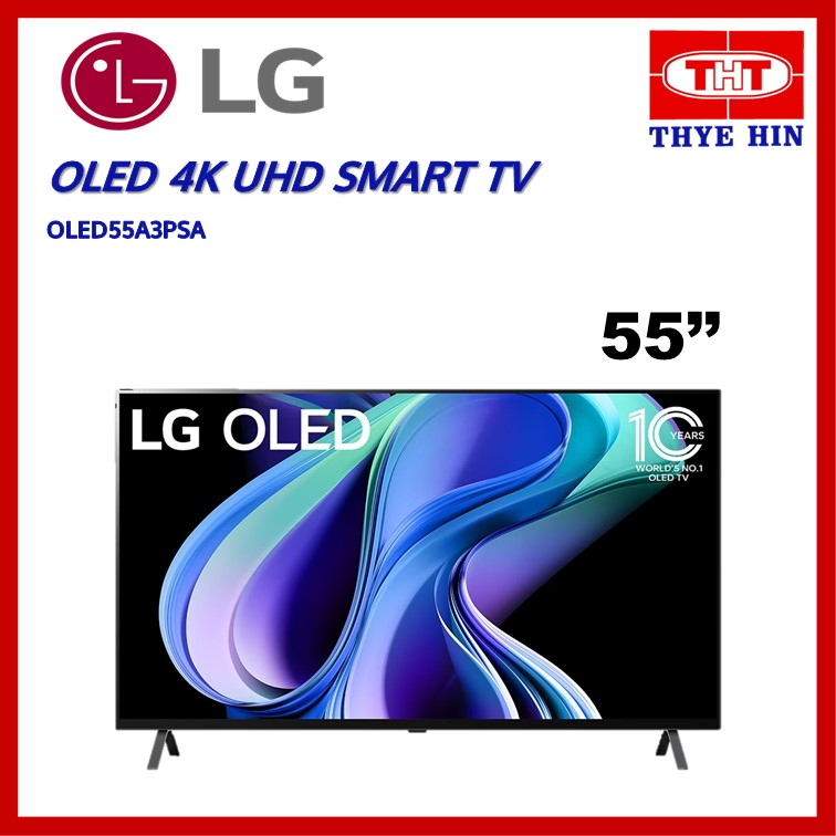 LG OLED A3 55 inch Dolby Vision & HDR10 4K UHD Smart TV (2023 ...