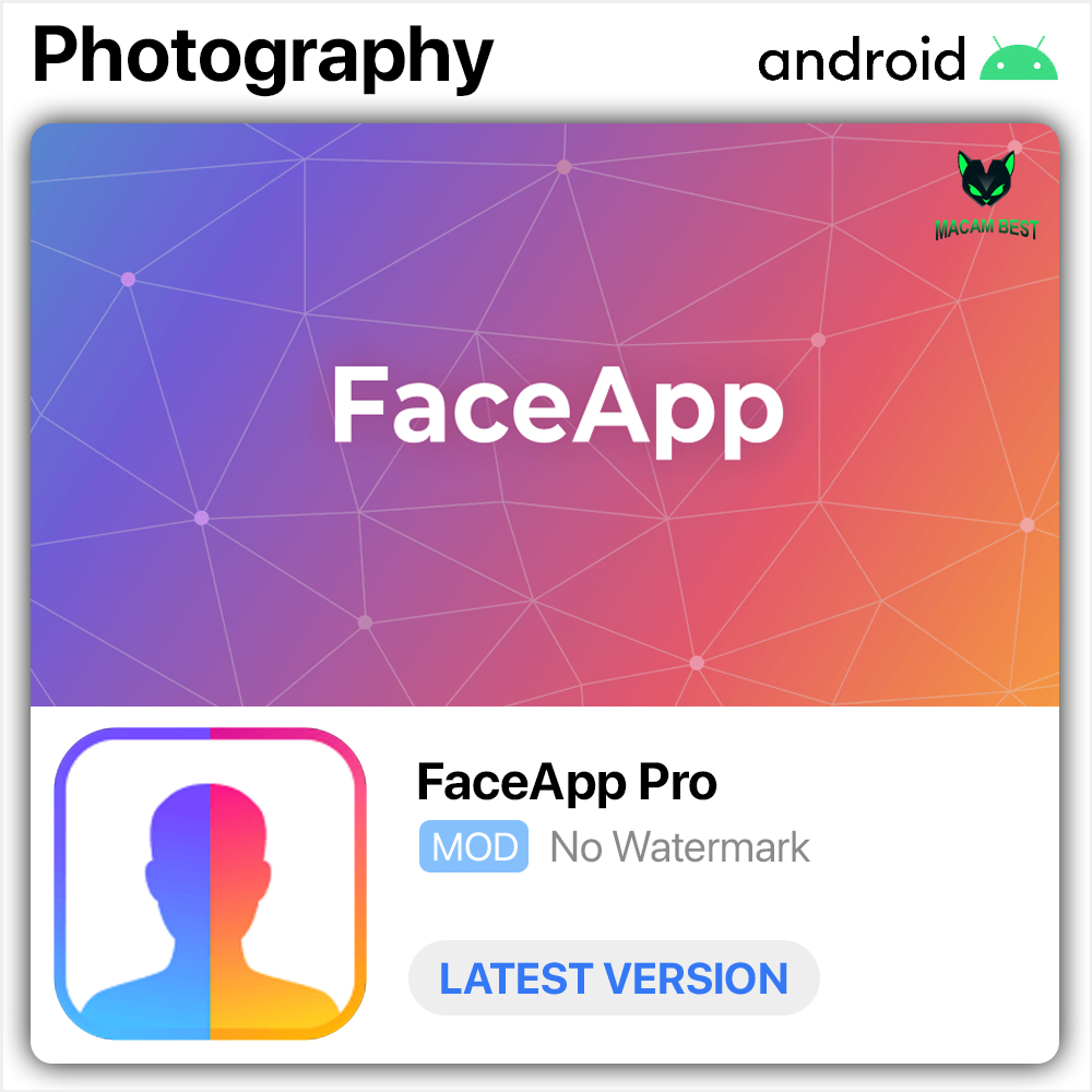 FaceApp Pro Watermark Removed 🔥 Latest 2024 🔥 Lifetime Premium