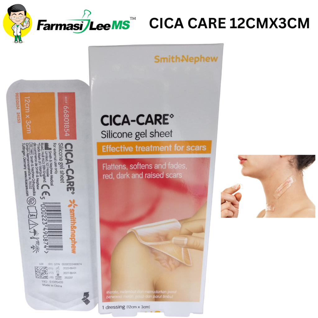 Cica-Care Scar Treatment Gel Sheet 12cmx3cm New stock! (Exp 04/2029 ...