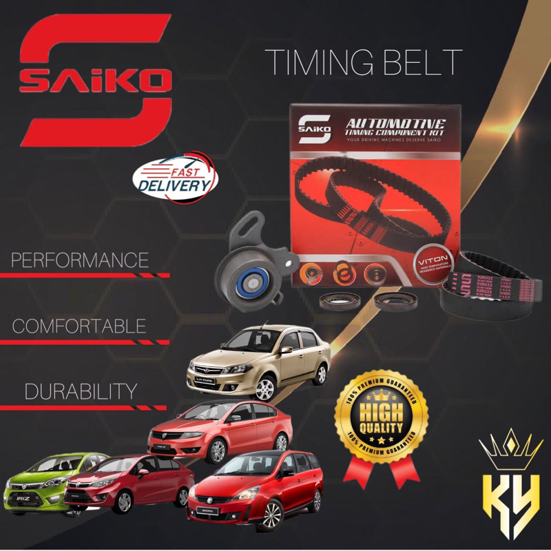 SAIKO TIMING BELT KIT PROTON SAGA FLX, EXORA TURBO, PREVE, SUPRIMA S, IRIZ, PERSONA VVT (SKH