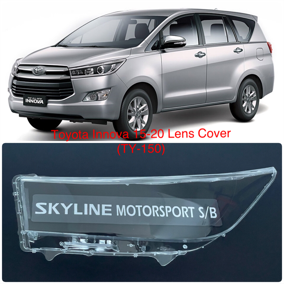 Toyota Innova Head Lamp Lens Cover 2015 2016 2017 2018 2019 2020 2021 ...