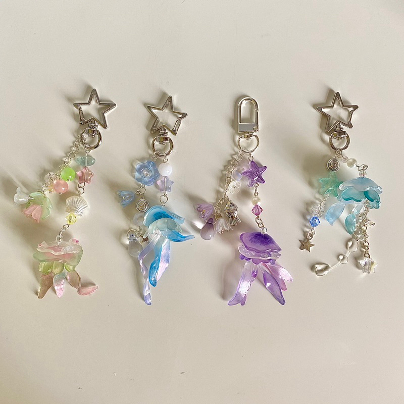 Y2K Handmade Jellyfish Keychains | Shopee Malaysia