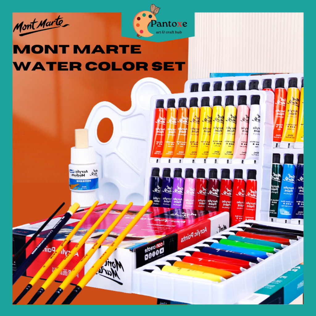 Mont marte Watercolor Paints Signature 12ml | Shopee Malaysia