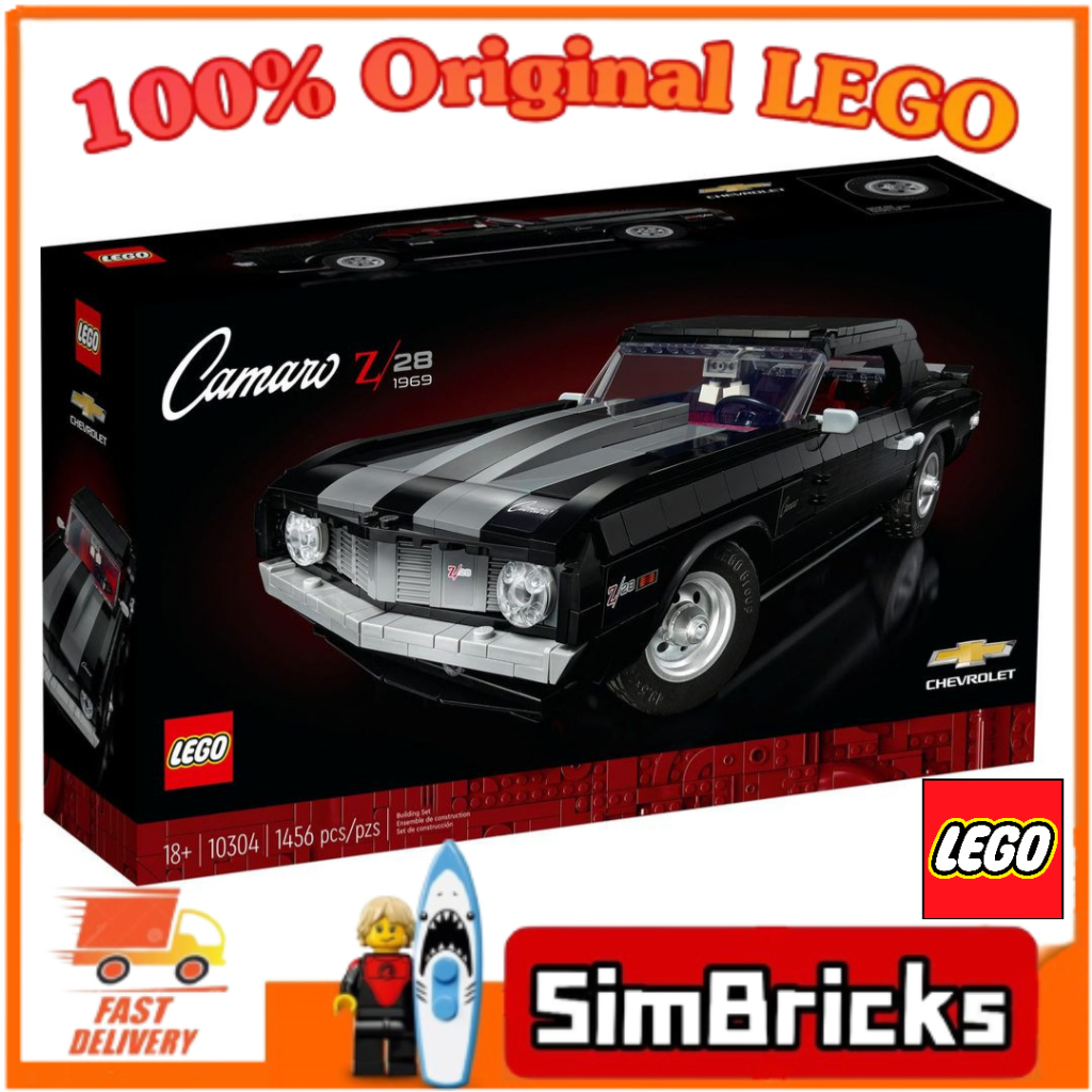 10304 ICONS Chevrolet Camaro Z28 (1456 pcs) Brand New! shops Sealed!