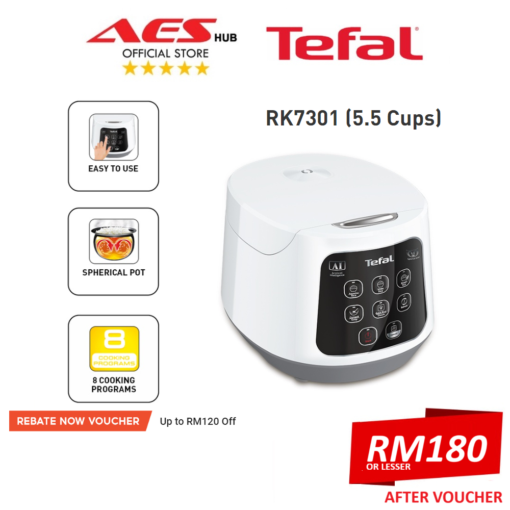 Tefal XF102032, La Spazzola Per La Pulizia Che Ti Cambia La Vita! Design Funzionale, Acciaio Inox, 6 Tazze